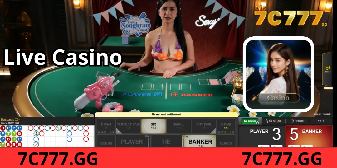 Sexy Baccarat Live at 7C777 – Complete Review, Beginner Guide and 10 Pro Winning Tips 2 interfac Baccarat Live 7c777